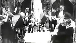 Vintage Birthday Kissing Orgy (1910s)